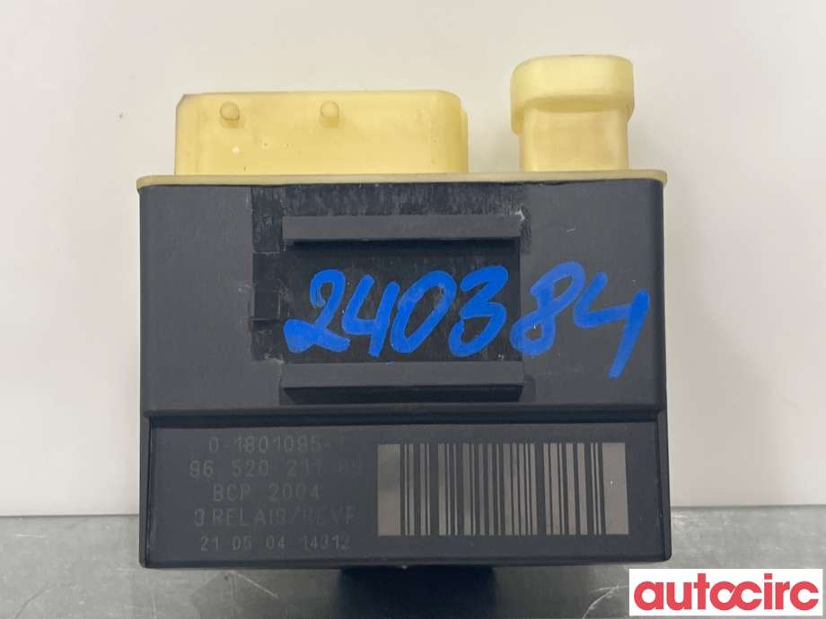 Rele kjølevifte til Peugeot Traveller, 2017-->>  (PEUGEOT|9652021180)