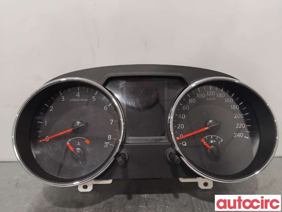 Instrumentpanel til Nissan Qashqai 2010-2014 (Type I, Fase 2) (NISSAN|24810BR50A|VPAASF-10849-LAN)