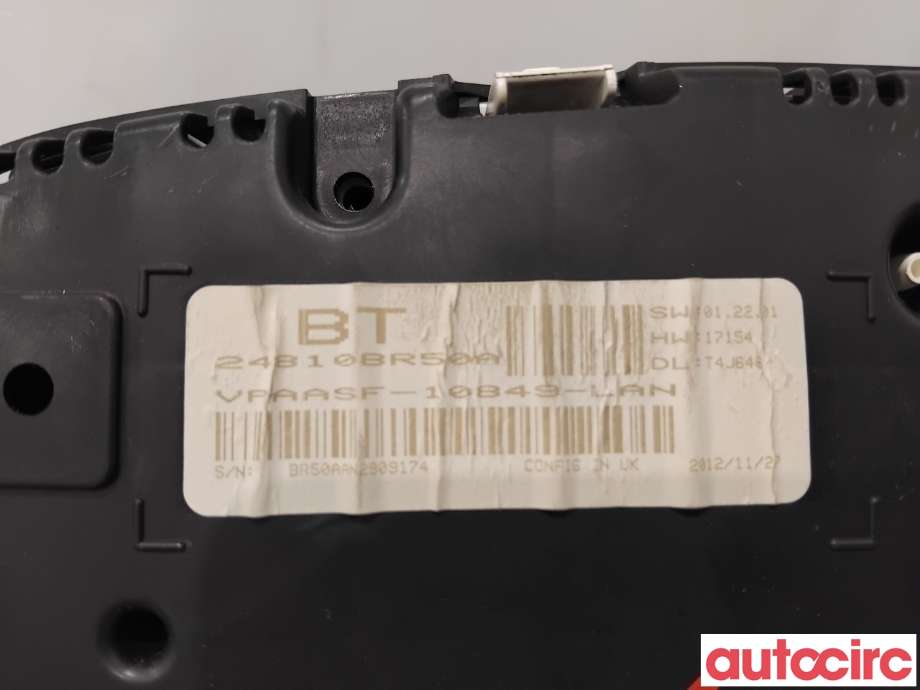 Instrumentpanel til Nissan Qashqai 2010-2014 (Type I, Fase 2) (NISSAN|24810BR50A|VPAASF-10849-LAN)