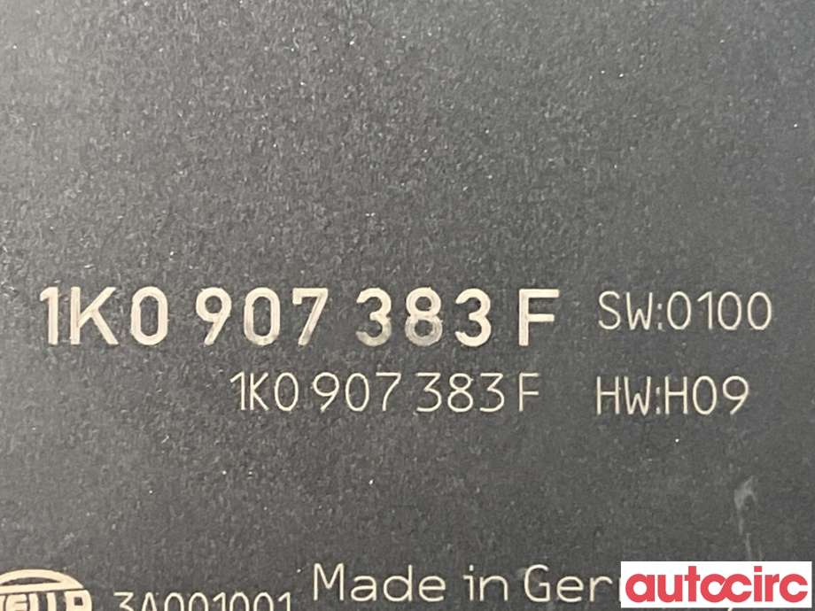 Styreenhet hengerfeste til Audi A3 2009-2012 (Type II, Fase 2)  (AUDI|1K0907383F)