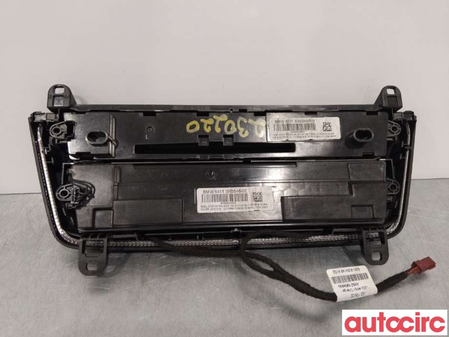Varmeapparat betjening til BMW 3-Serie 2012-2018 (F30/F31/F34) (F30/F31/F34) (BMW|64119363546|)