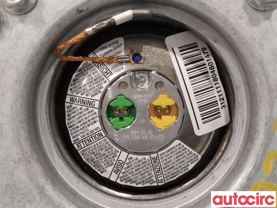 Airbag rattpute til Mercedes E-Klasse 2009-2013 (Fase 1) (W212) (W212) (MERCEDES|A2128600102|)