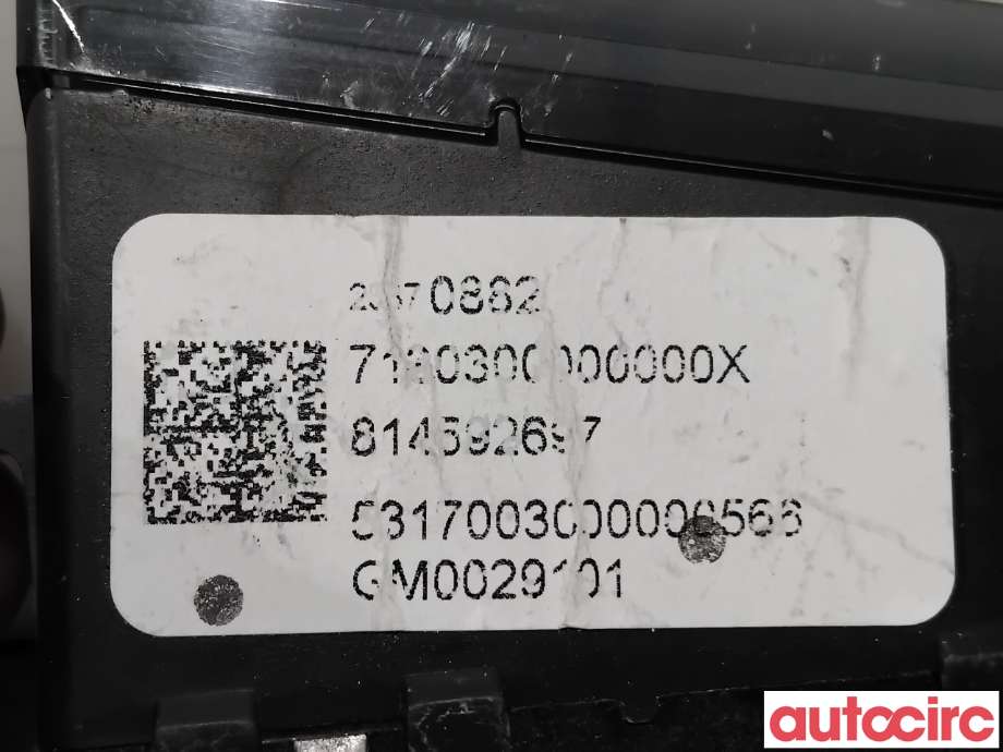Multimedia display (MCU - Media Controller Unit) til Opel Ampera-e 2017-->> (Type II) (OPEL|84327412|23370882|84208369)