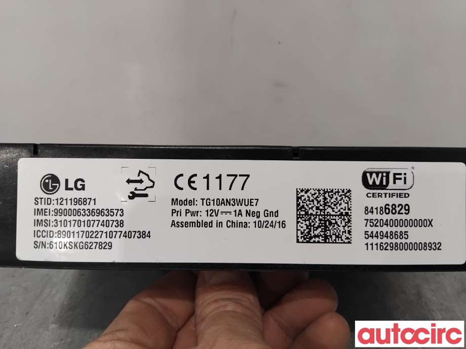 Styreenhet diverse til Opel Ampera-e 2017-->> (Type II)  (OPEL|84365981|TG10AN3WUE7|84186829)