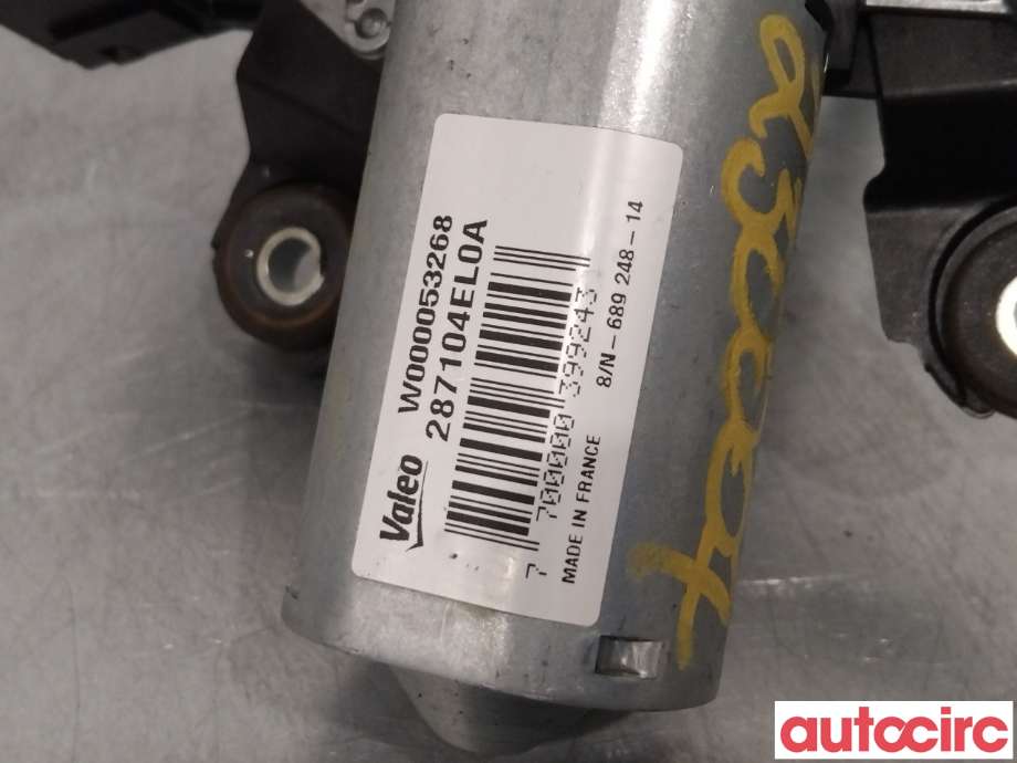 Viskermotor bakrute til Nissan Qashqai 2014-2021 (Type II)  (NISSAN|287104EL0A|W000053268)