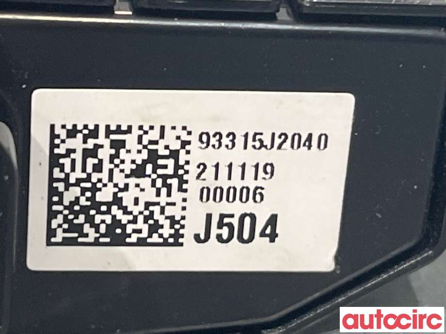 Bryter setevarme til Kia e-Soul 2019-->> (Type III)  (KIA|93315J2040)