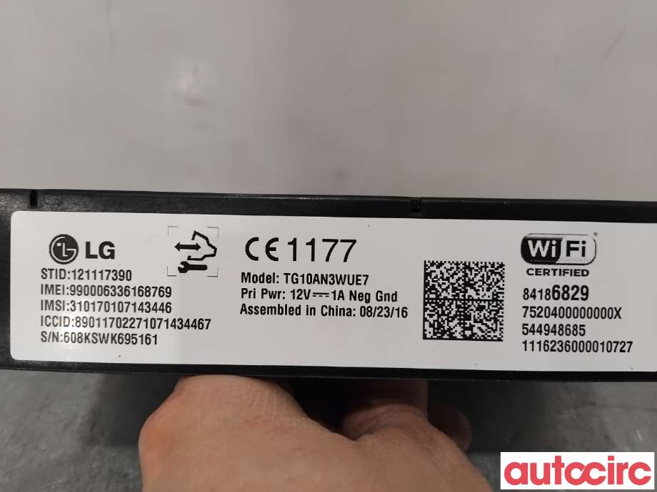 Styreenhet diverse til Opel Ampera-e 2017-->> (Type II)  (OPEL|84365981|TG10AN3WUE7|84186829)