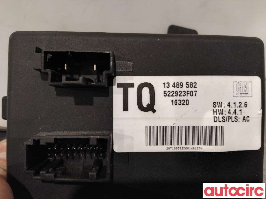 Styreenhet diverse til Opel Ampera-e 2017-->> (Type II)  (OPEL|13489582|522923F07)