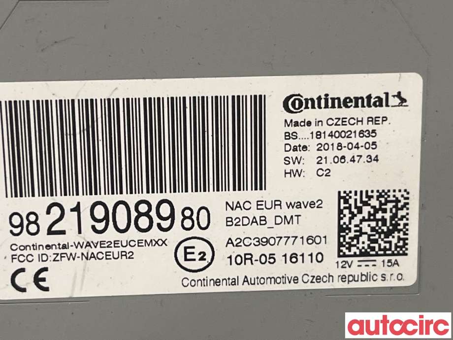 Bilstereo til Toyota Proace 2016-->> (Type II)  (TOYOTA|SU001A7186)