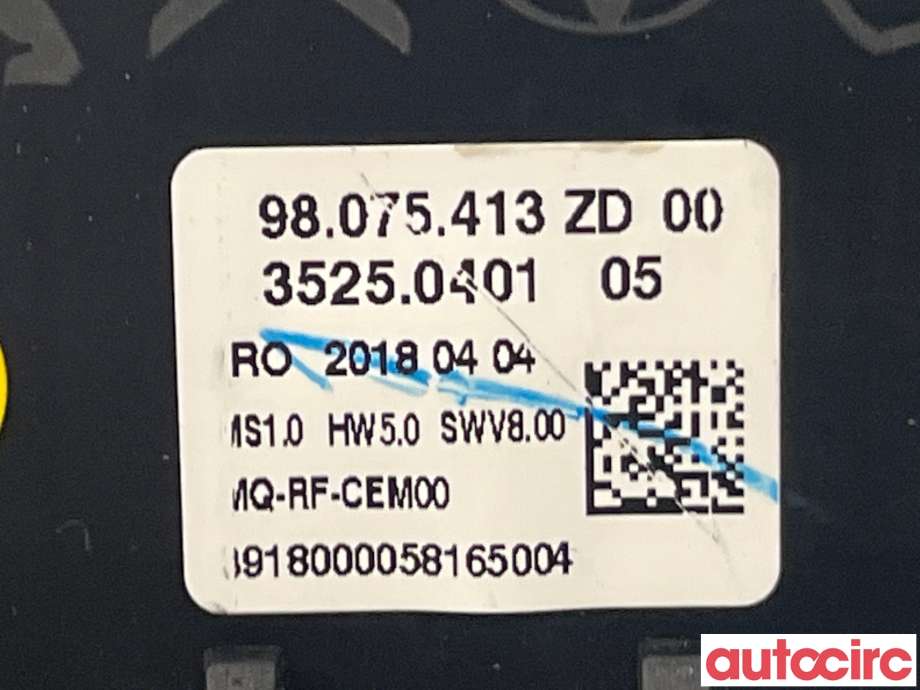 Varmeapparat betjening til Toyota Proace 2016-->> (Type II)  (TOYOTA|SU001A5052)