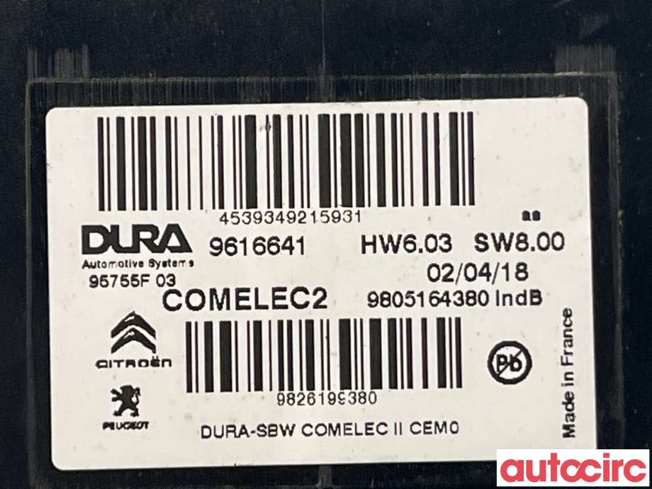Styreenhet girkasse til Toyota Proace 2016-->> (Type II) (TOYOTA|SU001A7331)
