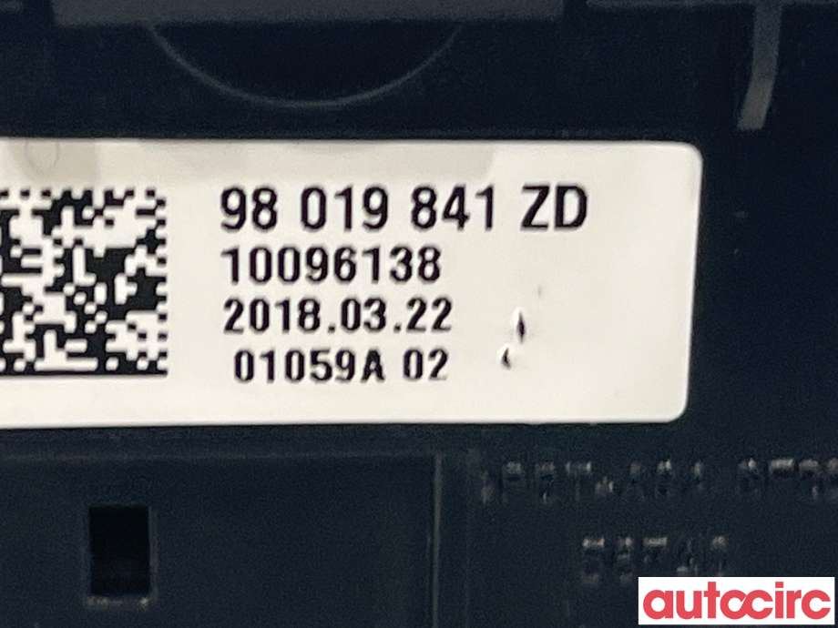 Bryter setevarme til Toyota Proace 2016-->> (Type II) (TOYOTA|SU001A6194)