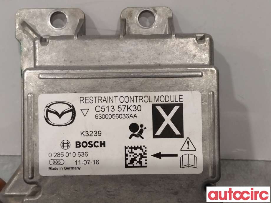 Airbag elektronikk til Mazda 5 2011-2015 (Type II) (MAZDA|C513-57-K30B|)