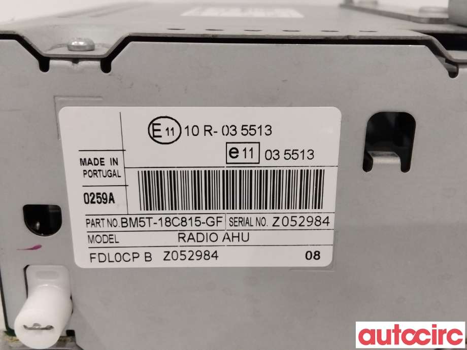 Bilstereo til Ford Focus 2011-2014 (Type III, Fase 1)  (FORD|2277319||BM5T-18C815-GF)
