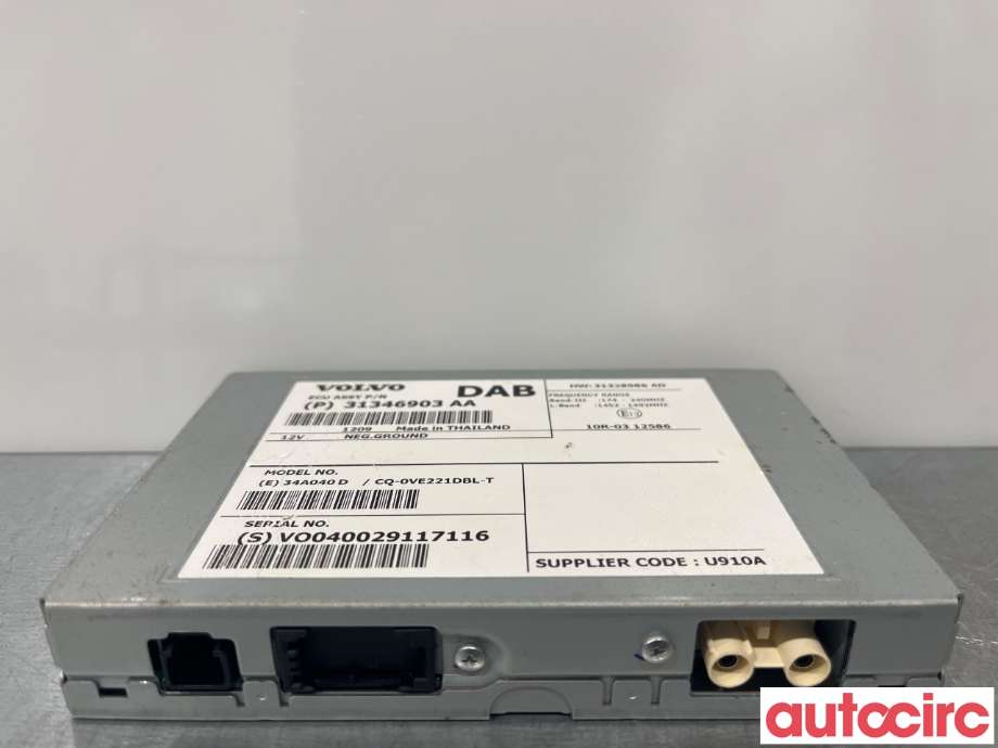 Bilstereo diverse til Volvo XC70 2008-2013 (Type II, Fase 1)  (VOLVO|31667303|CQ-0VE221DBL-T|31328586)