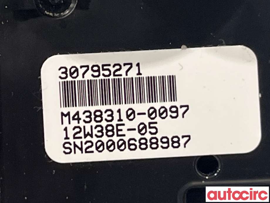 Varmeapparat betjening til Volvo XC70 2008-2013 (Type II, Fase 1)  (VOLVO|30795271)