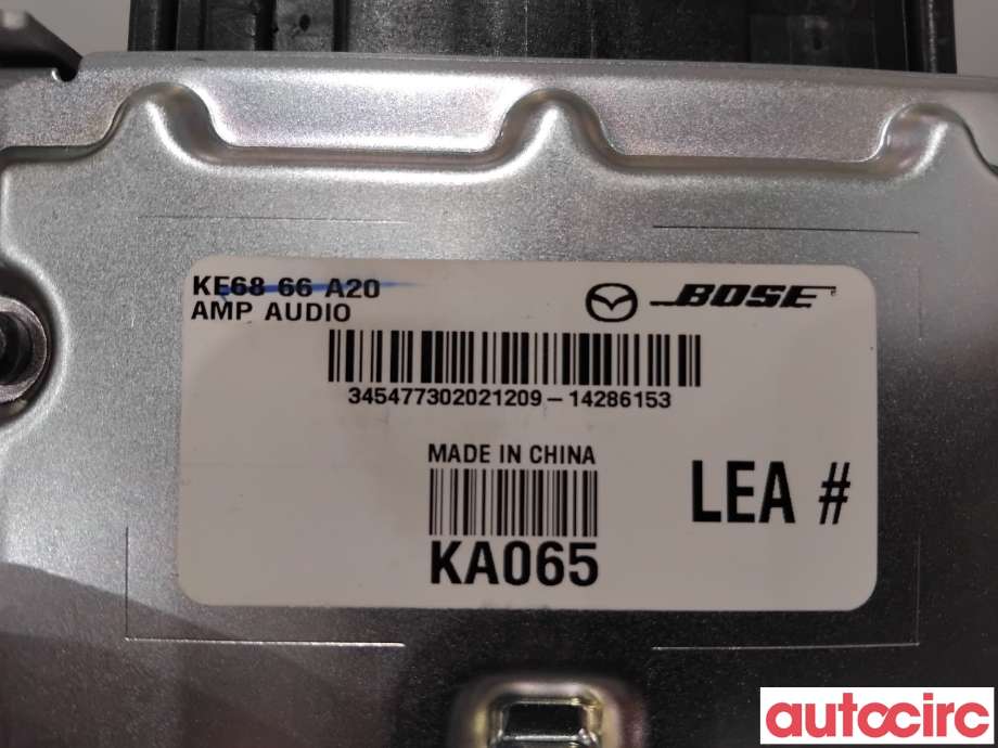 Bilstereo forsterker til Mazda CX-5 2012-2017 (Type I)  (MAZDA|KE68-66-A20|KA065|KE6866A20)