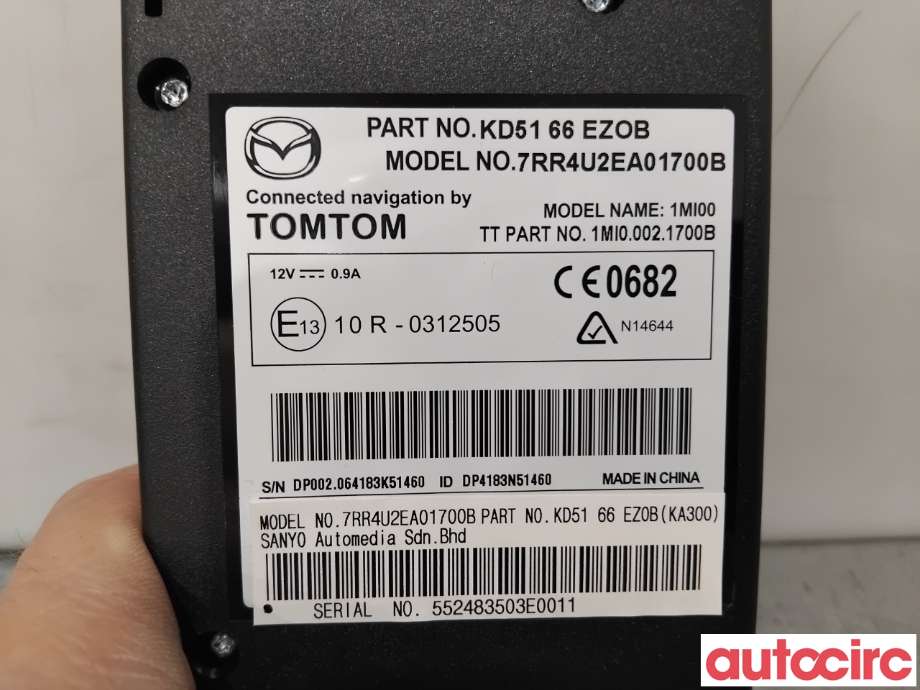 Styreenhet diverse til Mazda CX-5 2012-2017 (Type I)  (MAZDA|KD51-66-EZ0E|1MI00|KD5166EZOB)