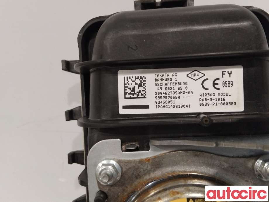 Airbag passasjer til Opel Vivaro B 2014-2019  (OPEL|93458051|93463230|)