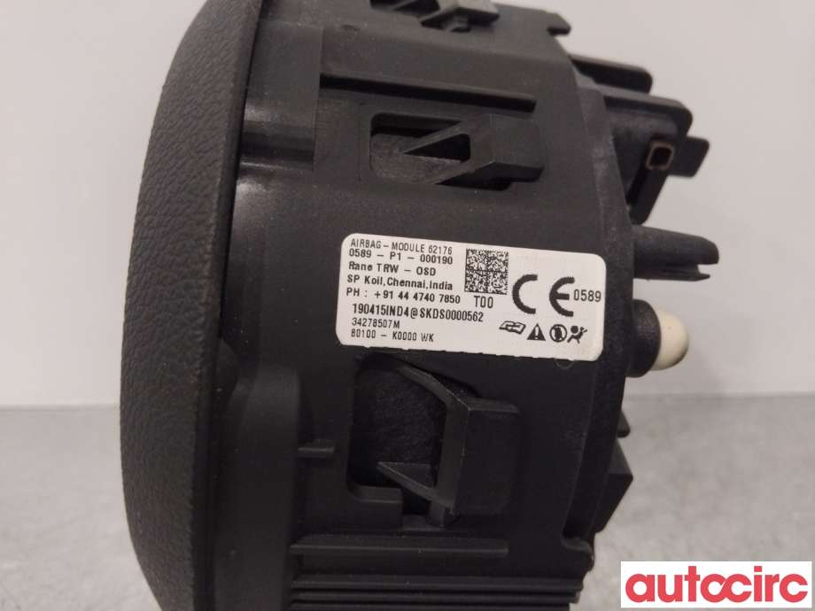 Airbag rattpute til Kia e-Soul 2019-->> (Type III)  (KIA|80100K0000WK|)