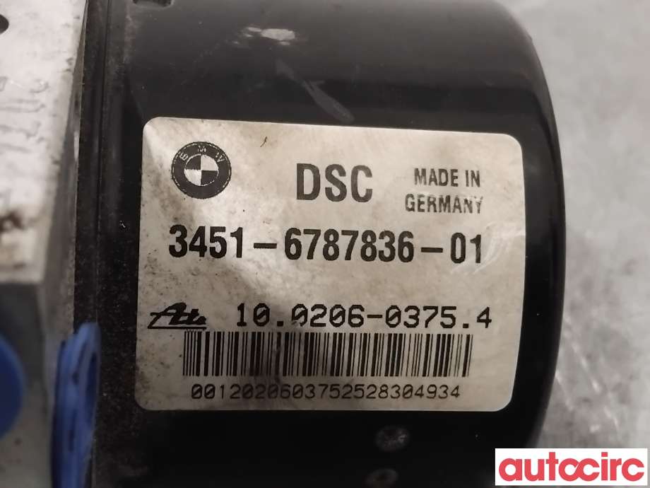 ABS sentral til BMW 3-Serie 2005-2011 (E90/E91/E92/E93) (E90/E91/E92/E93) (BMW|34512460468|100206-03754|6787837)