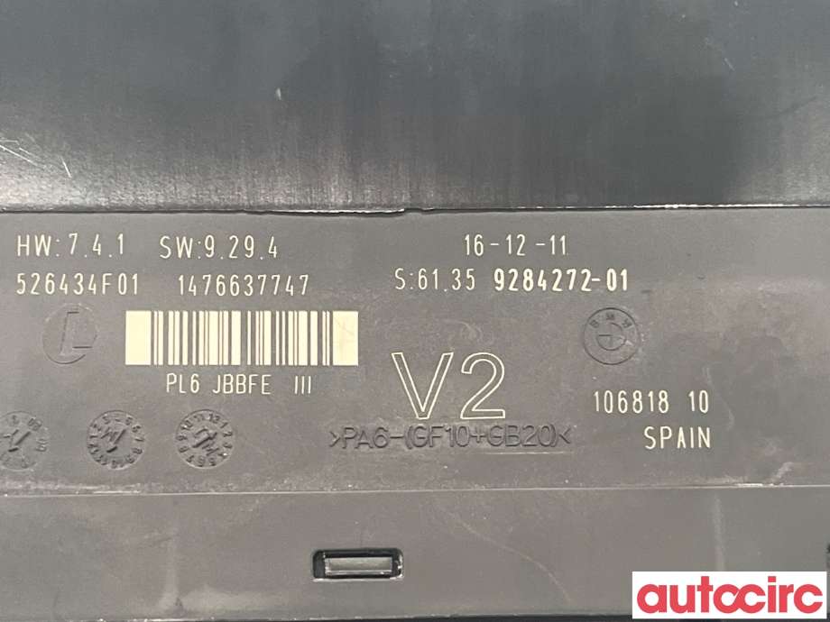 Styreenhet comfort (BCM) til BMW 5-Serie 2010-2017 (F10/F11) (F10/F11) (BMW|61356992418)