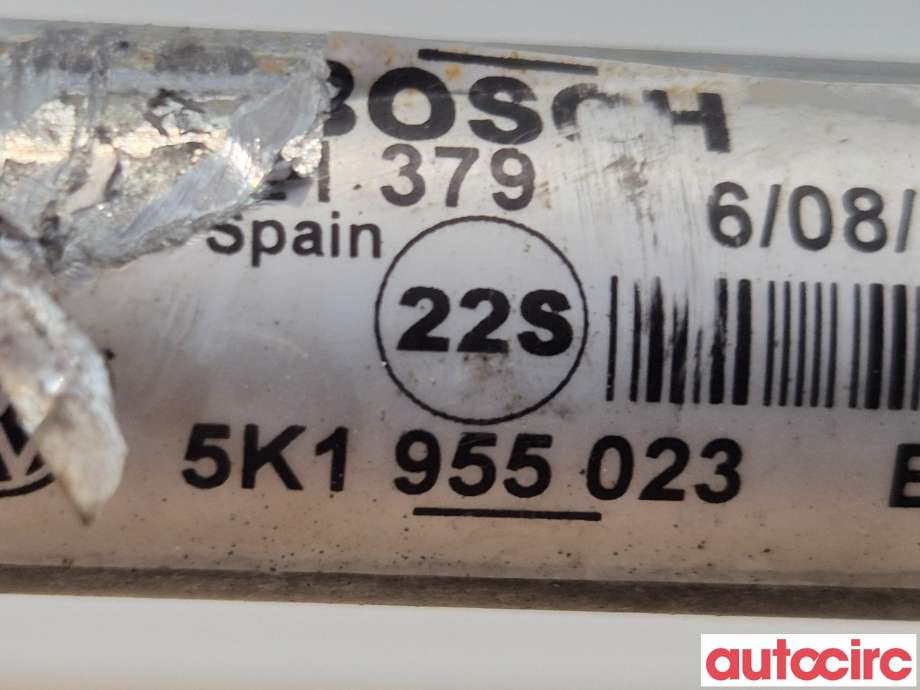Viskermotor frontrute til VW Golf VI 2008-2012  (VOLKSWAGEN|1Q1955119C||5K1955601)