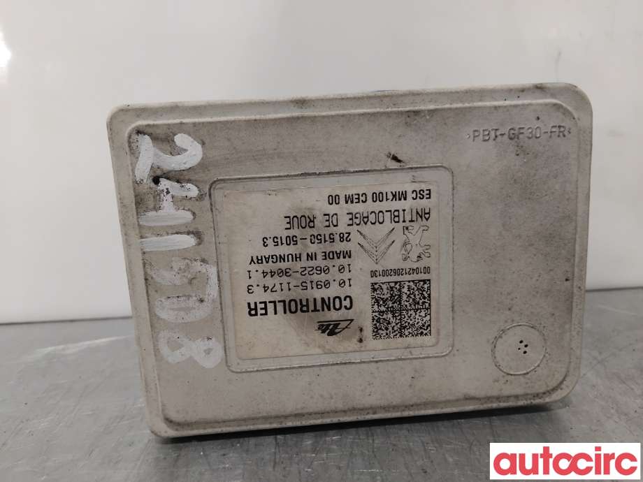 ABS sentral til Peugeot 208 2012-2019 (Type I)  (PEUGEOT|1680933680|100915-11743|9802460980)