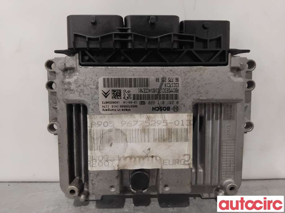 Styreenhet motor til Peugeot 208 2012-2019 (Type I) (PEUGEOT|1608085180|0281017920|9677529580)