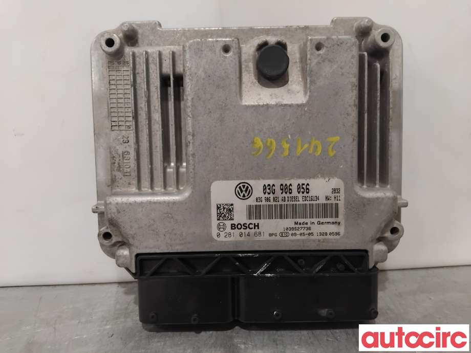 Styreenhet motor til VW Touran 2007-2010 (Type I, Fase 2) (VOLKSWAGEN|03G906056|0281014681)