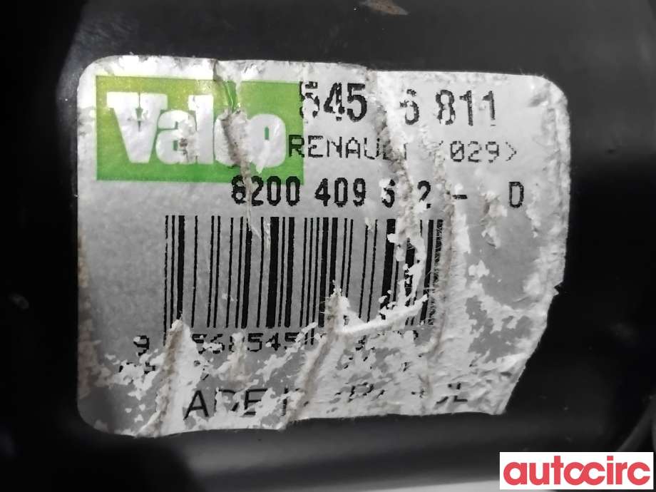 Viskermotor frontrute til Renault Kangoo 2008-2021 (Type II)  (RENAULT|288002453R|54526811|)