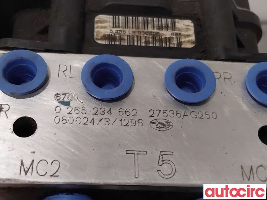 ABS sentral til Subaru Legacy 2007-2009 (Type IV, Fase 2)  (SUBARU|27596AG250|0265234662|27536AG250)