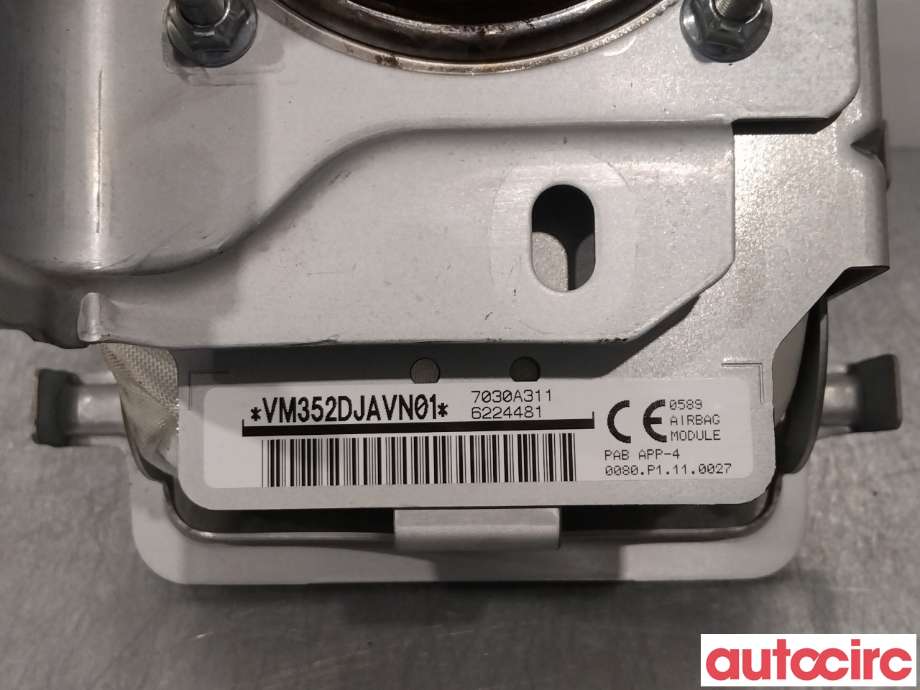 Airbag passasjer til Mitsubishi Outlander 2015-->> (Type III, Fase 2)  (MITSUBISHI|7030A311|)