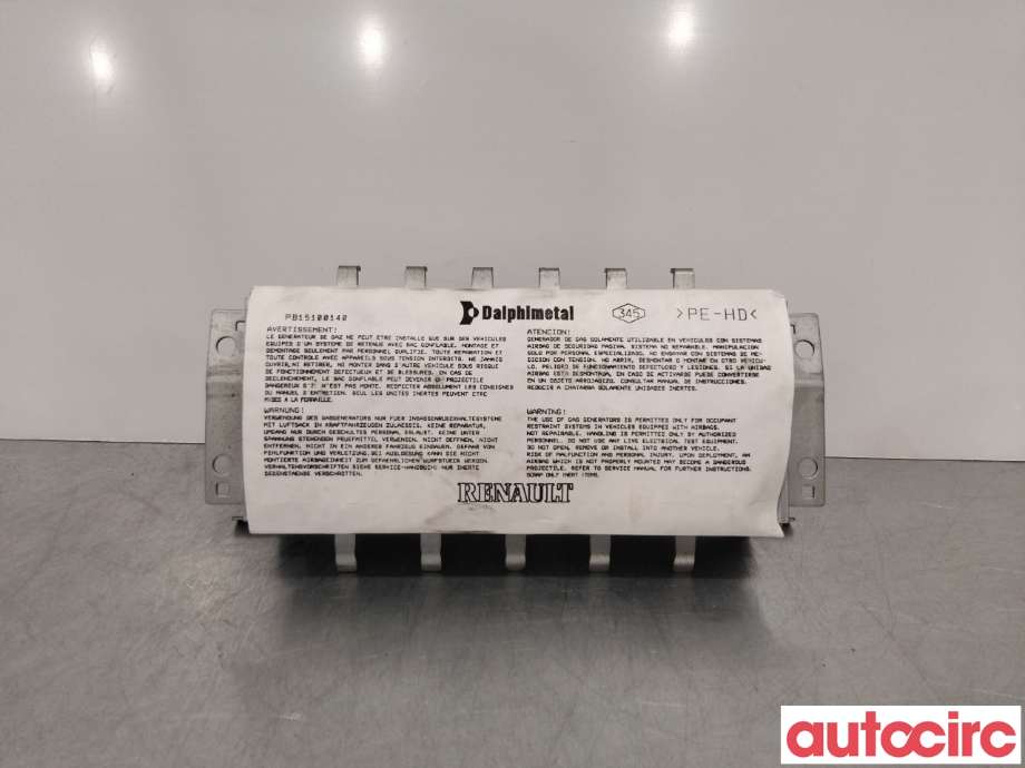 Airbag passasjer til Renault Clio 2009-2012 (Type III, Fase 2) (RENAULT|8200961047|)