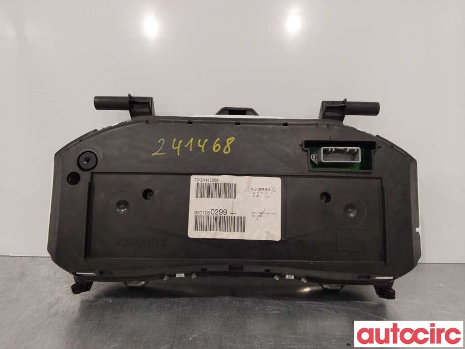 Instrumentpanel til Renault Clio 2009-2012 (Type III, Fase 2)  (RENAULT|8200961047|)
