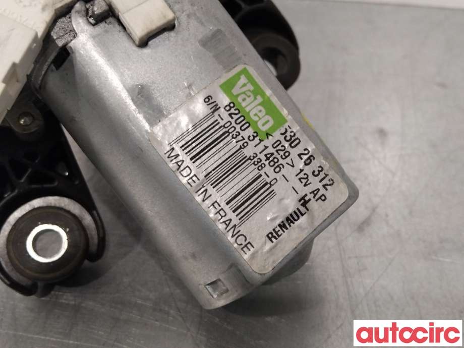 Viskermotor bakrute til Renault Clio 2009-2012 (Type III, Fase 2)  (RENAULT|8200311486|)
