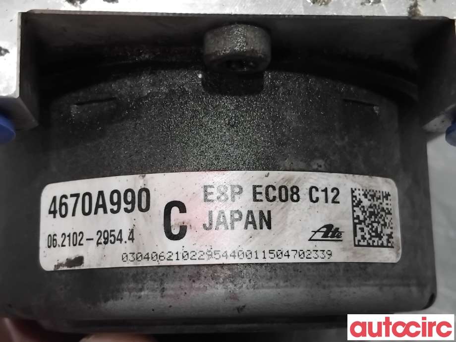 ABS sentral til Mitsubishi Outlander 2015-->> (Type III, Fase 2)  (MITSUBISHI|4670A991|062109-70223|4670A990)