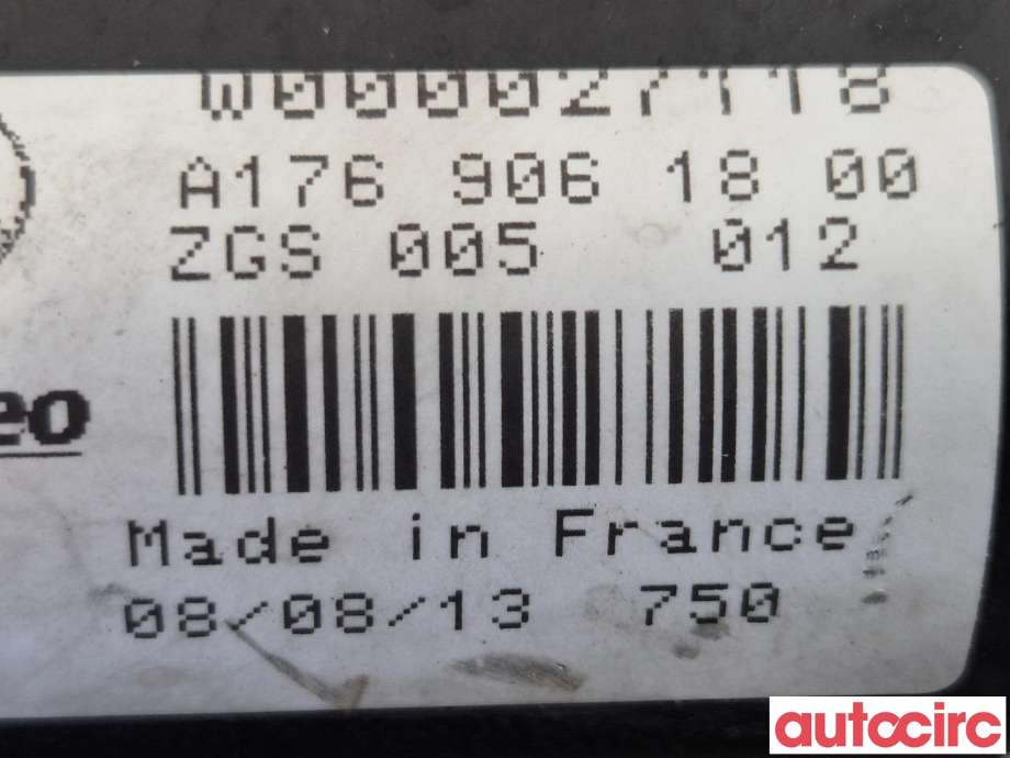 Viskermotor frontrute til Mercedes A-Klasse 2012-2018 (W176) (W176) (MERCEDES|A1768200040|W000027118|A1769061800)