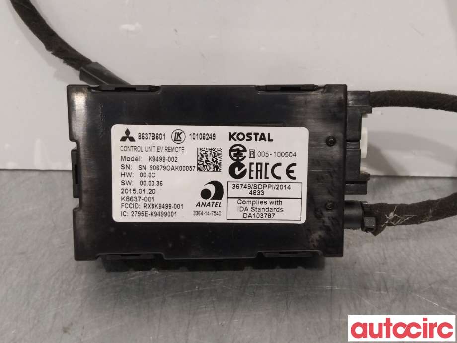 Styreenhet diverse til Mitsubishi Outlander 2015-->> (Type III, Fase 2)  (MITSUBISHI|8637B611||8637B601)
