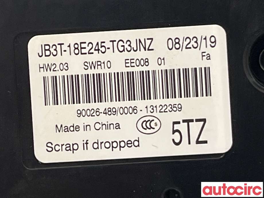 Varmeapparat betjening til Ford Ranger / Ranger Raptor 2015-2022  (FORD|2556055)