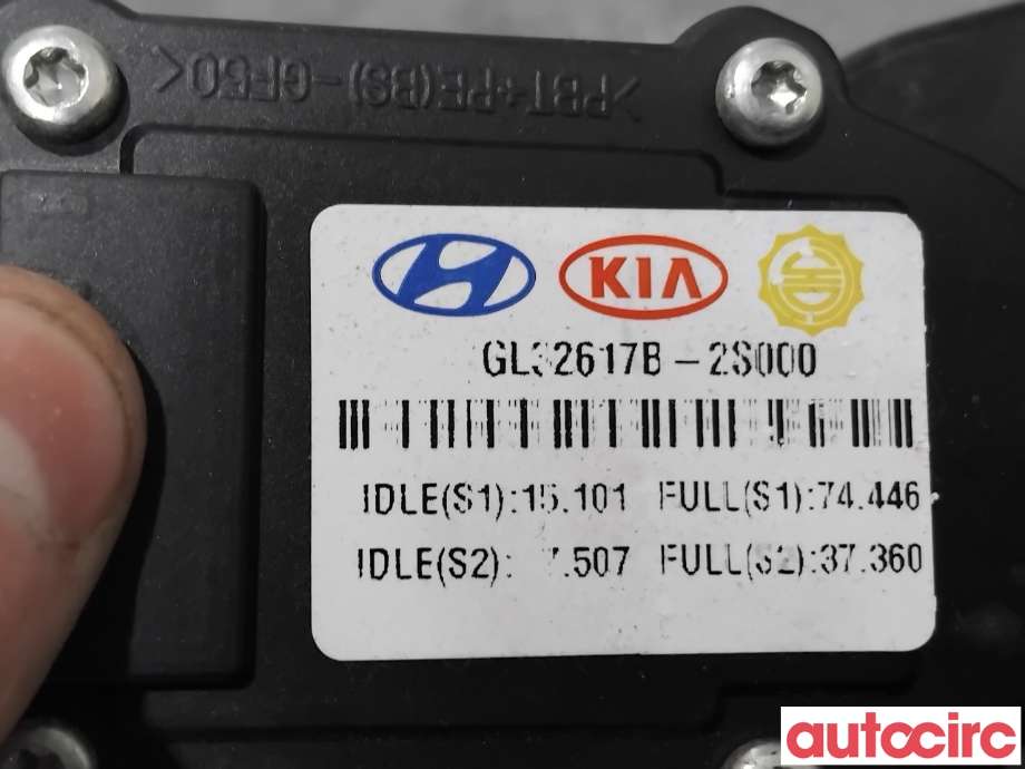 Pedal gass til Kia Sportage 2010-2016 (Type III)  (KIA|327002S000|)