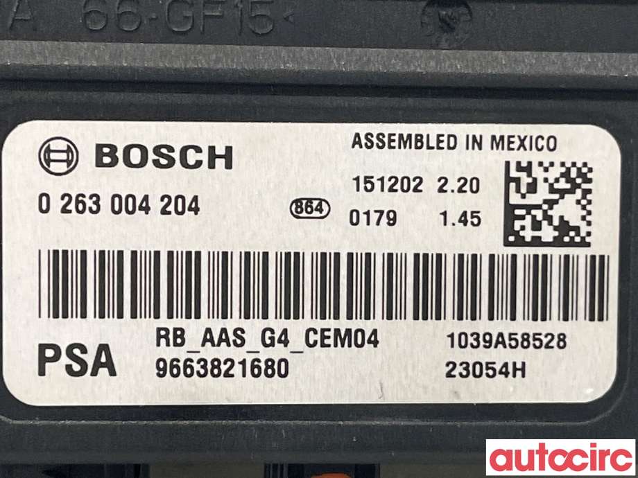 Styreenhet parkering til Citroën Berlingo 2015-2019 (Type II, Fase 2)  (CITROEN|9663821680)