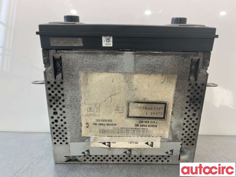 Bilstereo til Nissan Qashqai 2007-2010 (Type I, Fase 1)  (NISSAN|25915BH10C|7612830022)