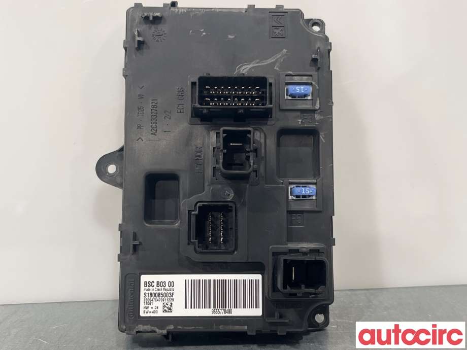 Styreenhet hengerfeste til Citroën Berlingo, 2015-2019 (Type II, Fase 2)  (CITROEN|9665778480)