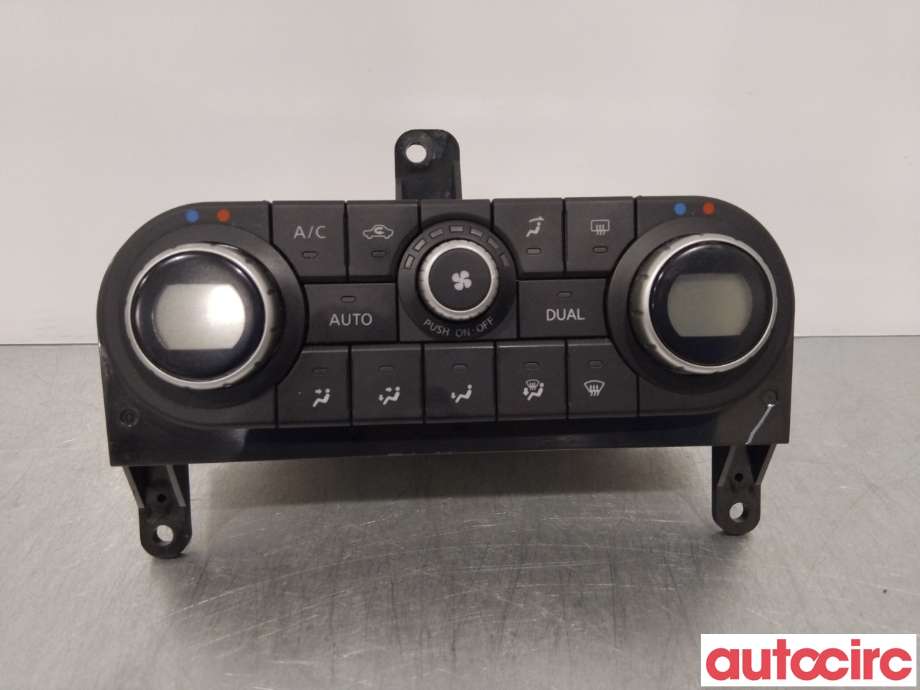 Varmeapparat betjening til Nissan Qashqai, 2010-2014 (Type I, Fase 2)  (NISSAN|27500BR45C)
