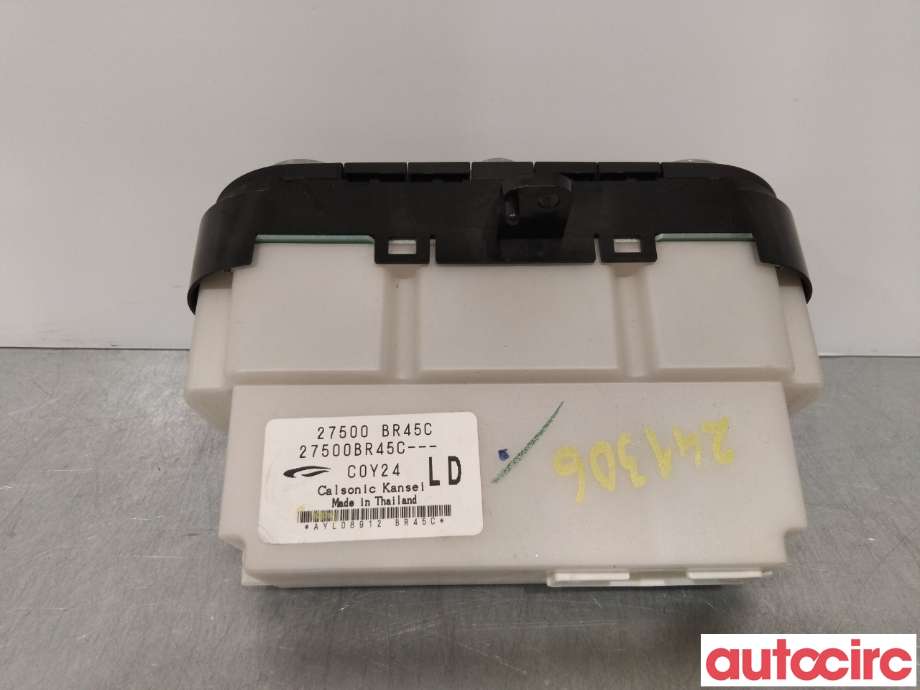 Varmeapparat betjening til Nissan Qashqai 2010-2014 (Type I, Fase 2)  (NISSAN|27500BR45C|)