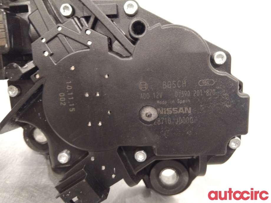 Viskermotor bakrute til Nissan Qashqai 2010-2014 (Type I, Fase 2)  (NISSAN|28710JD000|)