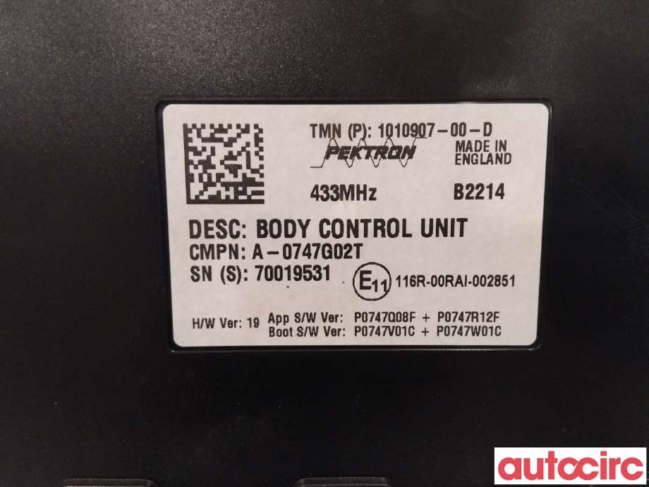 Styreenhet diverse til Tesla Model S 2016-2021 (Fase 2)  (TESLA|1010907-00-G|)