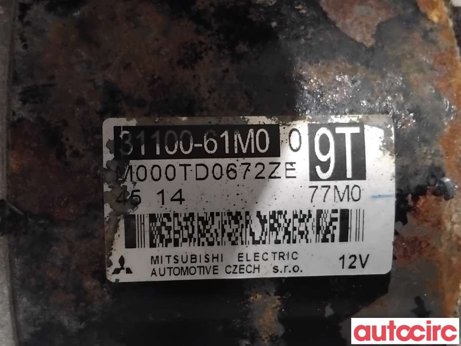 Starter til Suzuki SX4 S-CROSS 2013-->> (Type II)  (SUZUKI|31100-61M00|M000TD0672ZE)