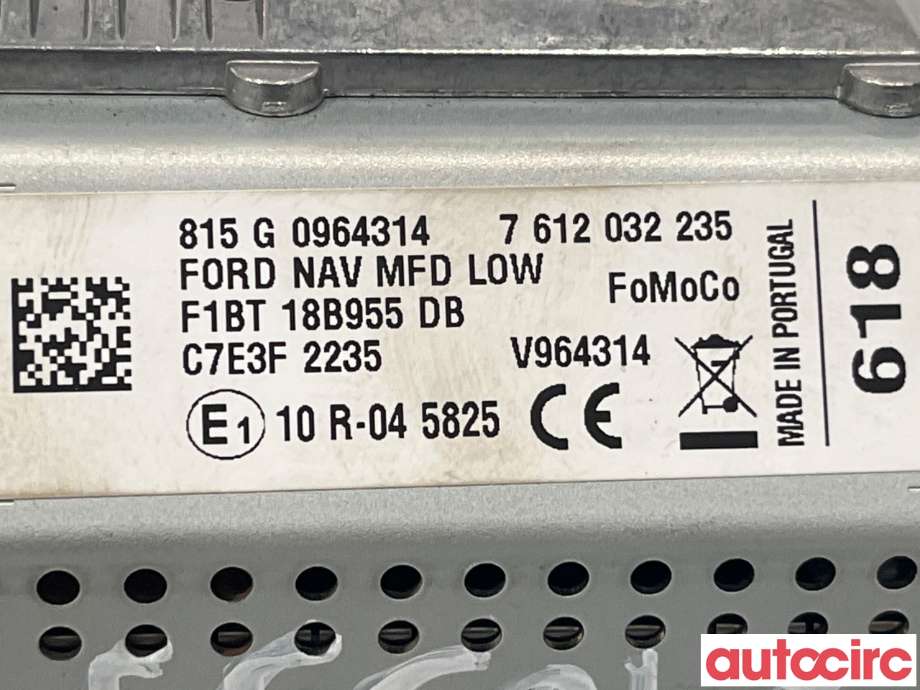 Multimedia display (MCU - Media Controller Unit) til Ford Ecosport 2016-->>  (FORD|2013275)